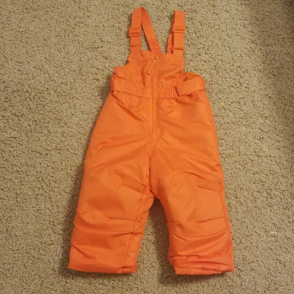Orange Snow Bib